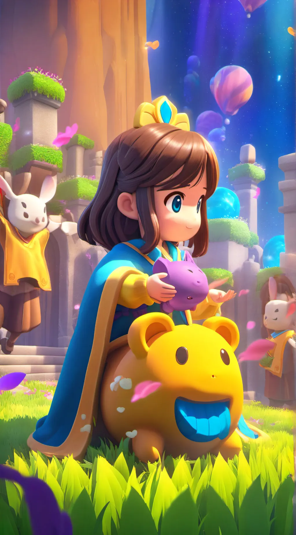 ai character: family Best  background