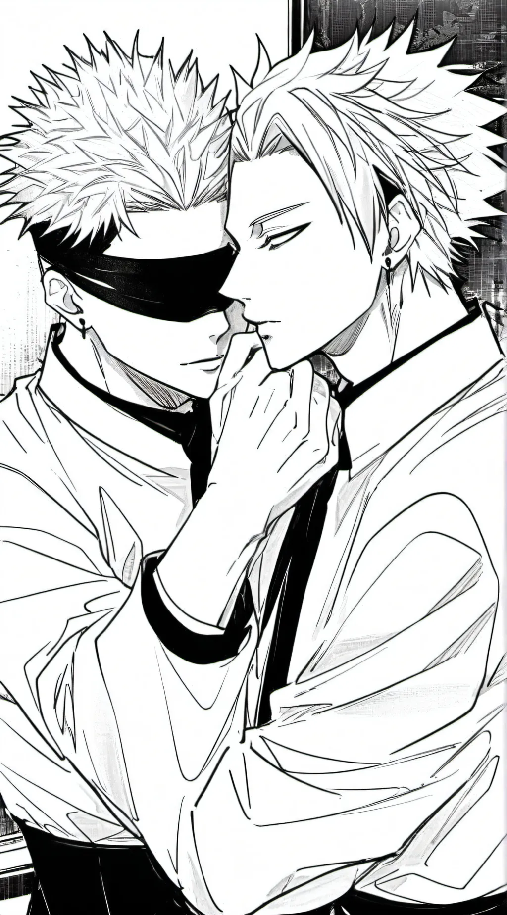 ai character: GOJO X GETO background