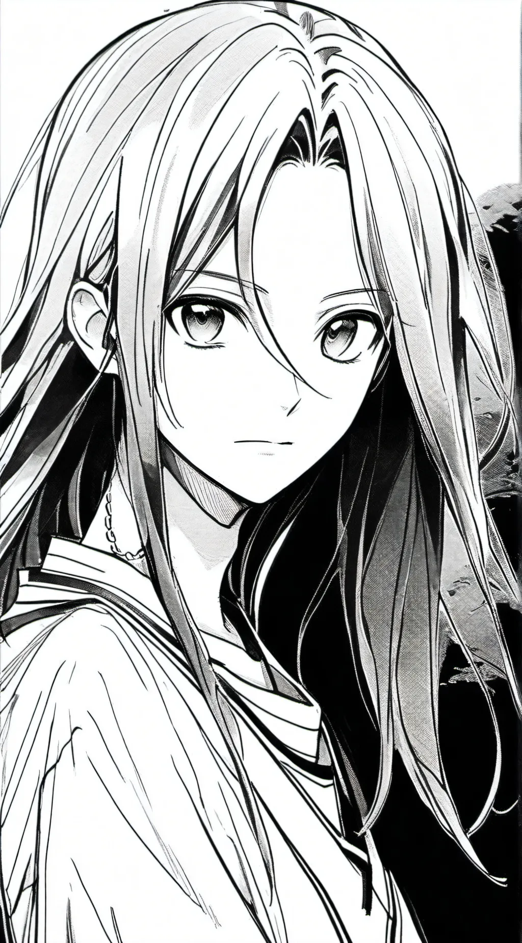 ai character: emo girl background