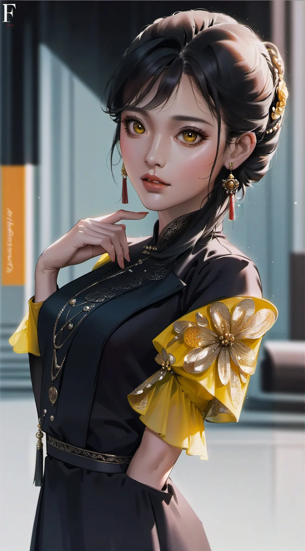 ai character: stray kids  background