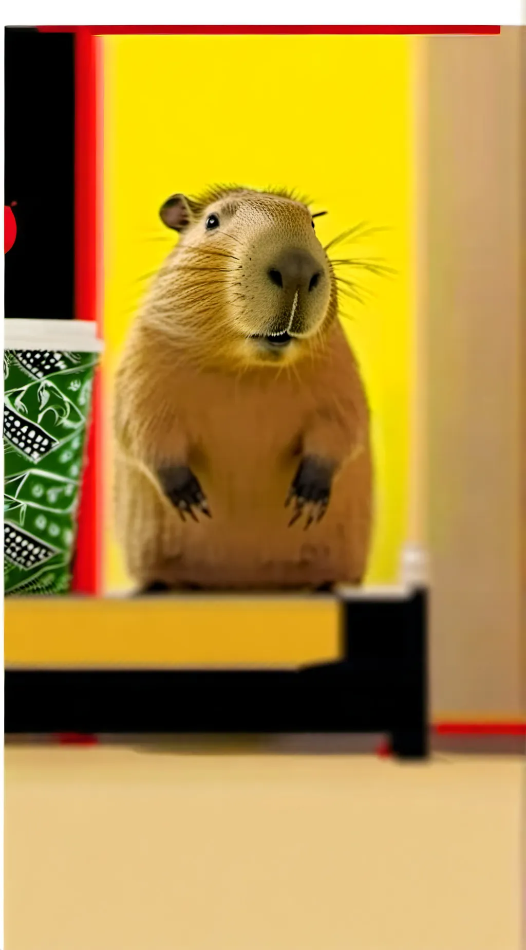 ai character: Capybara  background