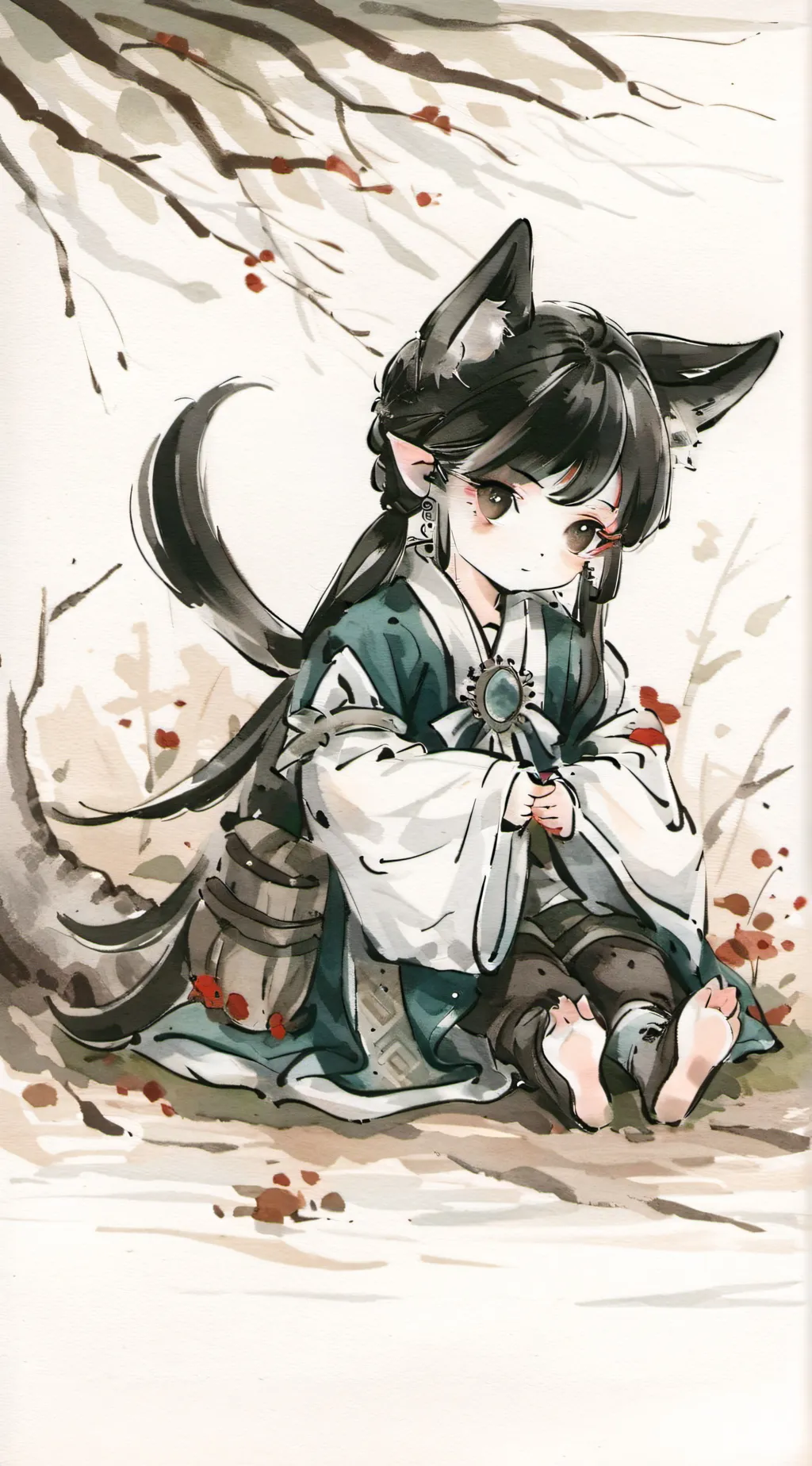 ai character: princess puccaping background