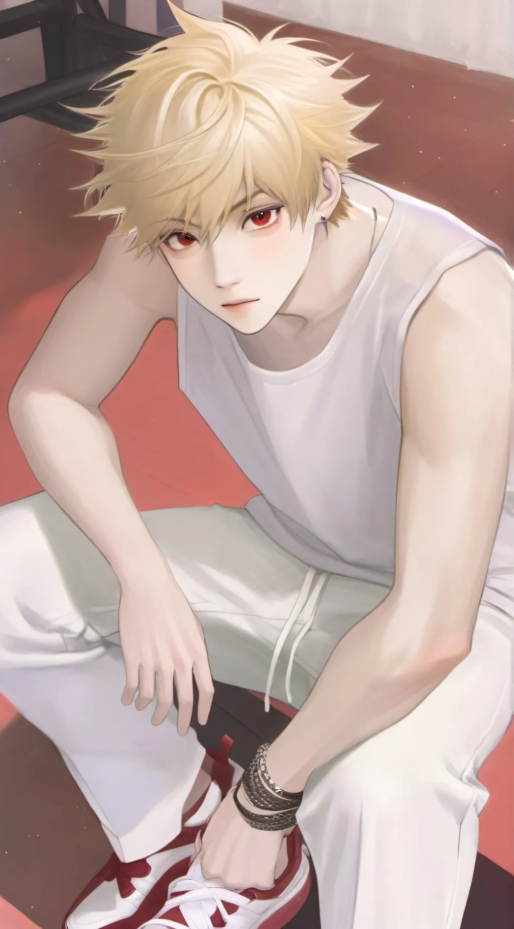 ai character: Bakugo background