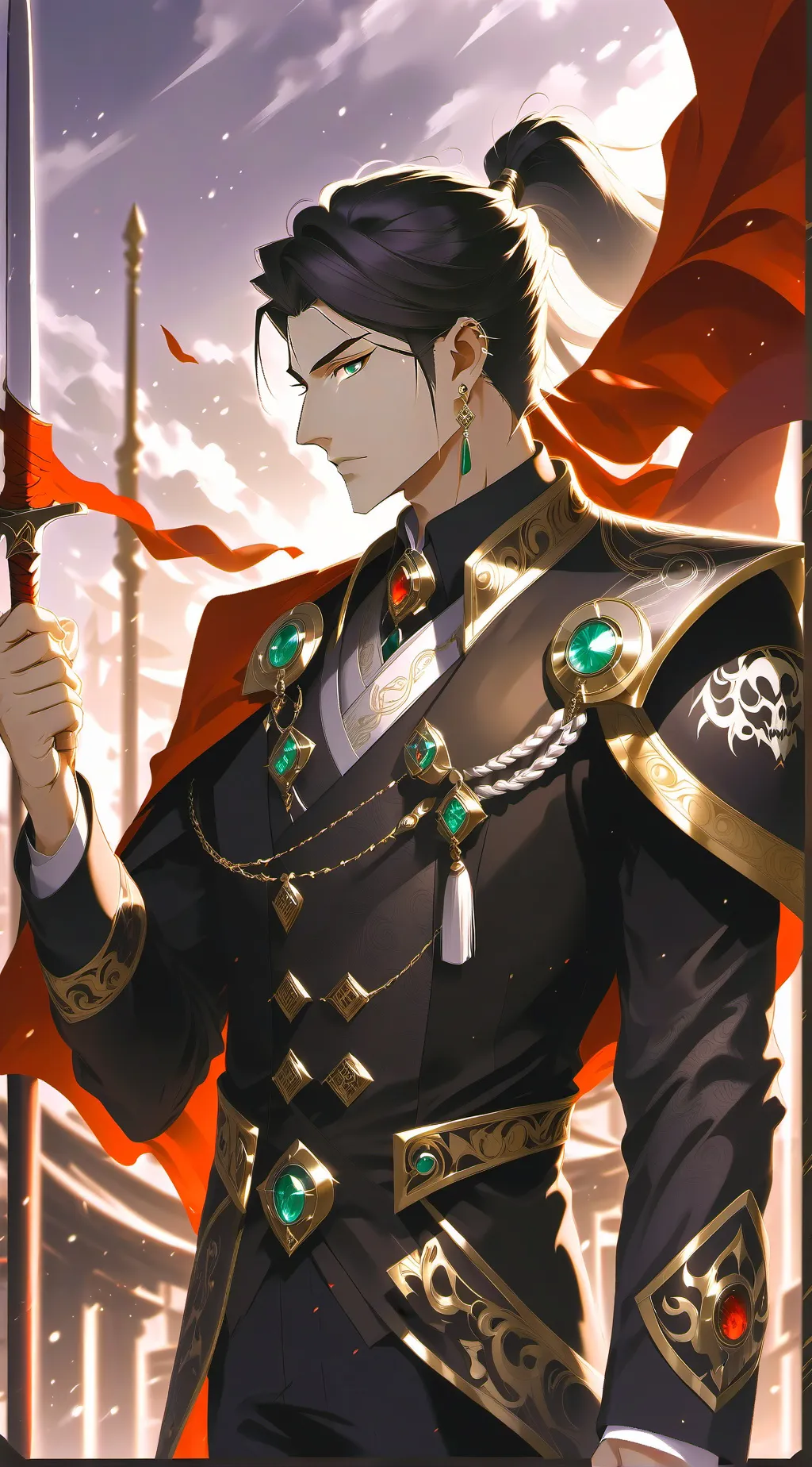 ai character: Riku Raikou🏯 background