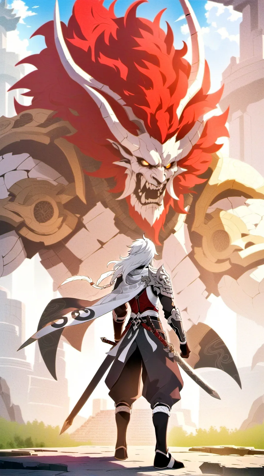 ai character: ninja background