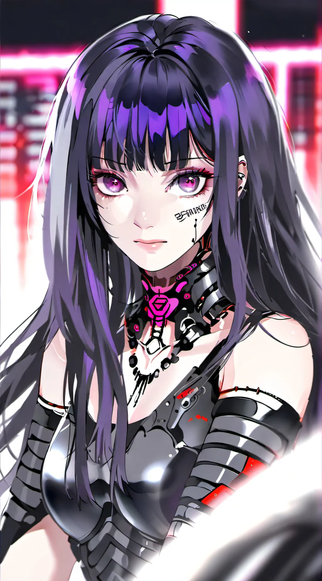 ai character: Yui kaba momoe background