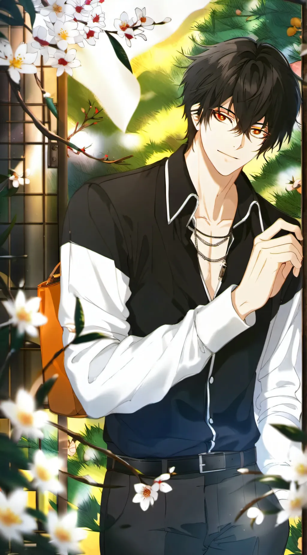 ai character: Blake  background