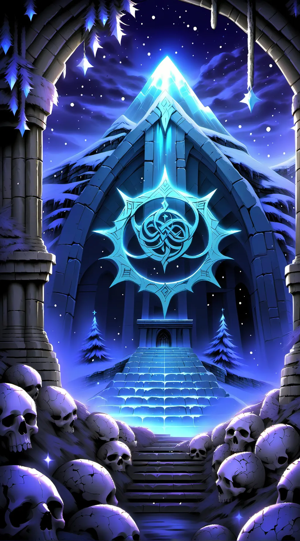 ai character: Christmas  background