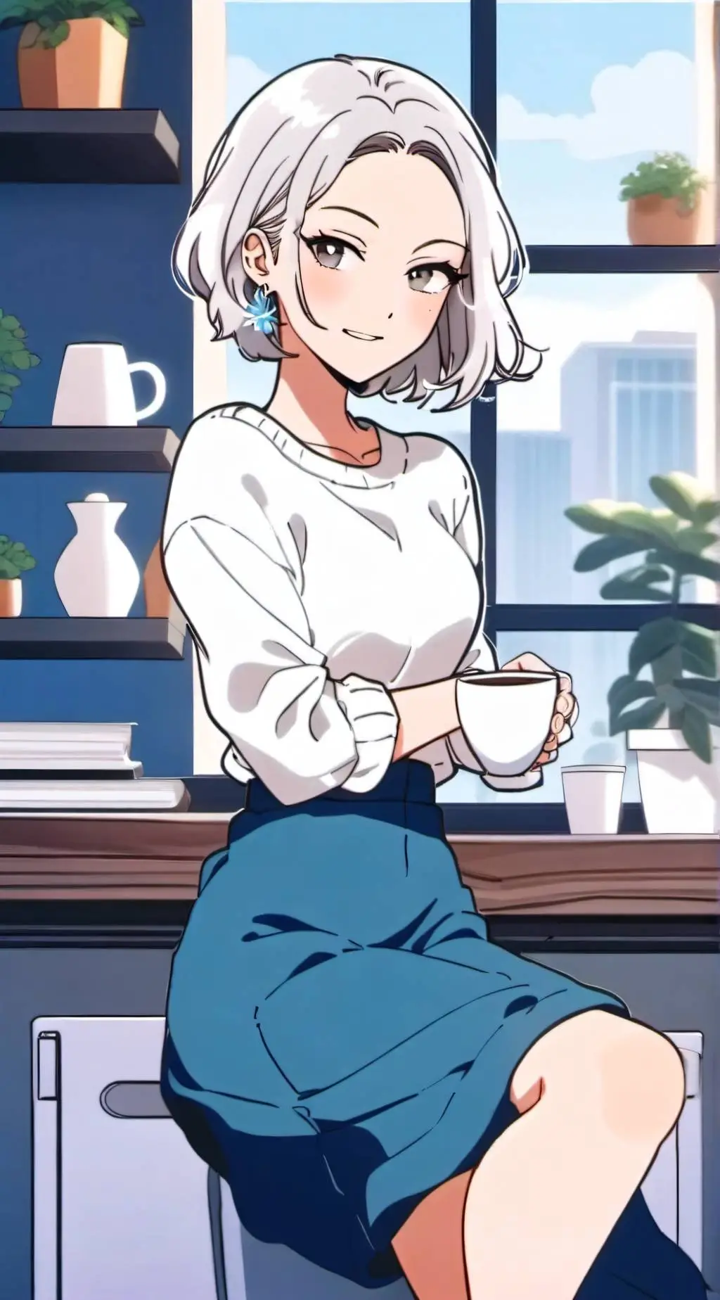 ai character: All girls family  background