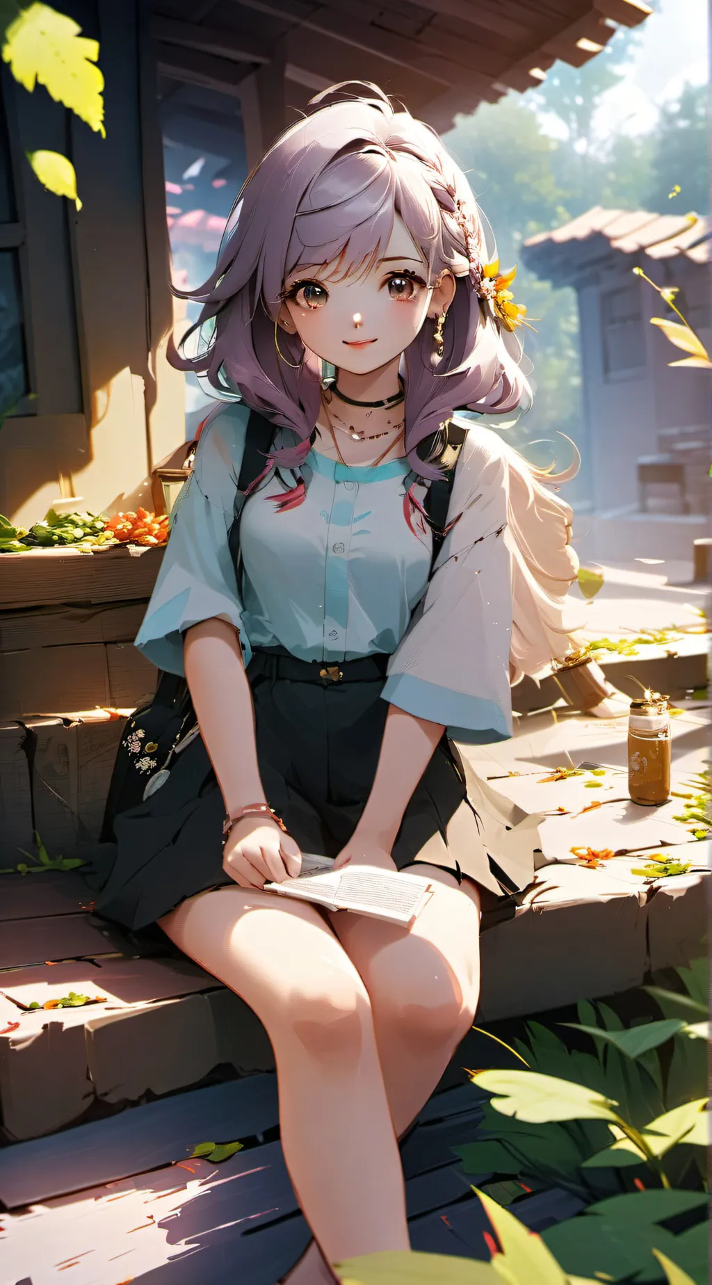 ai character: sarah background