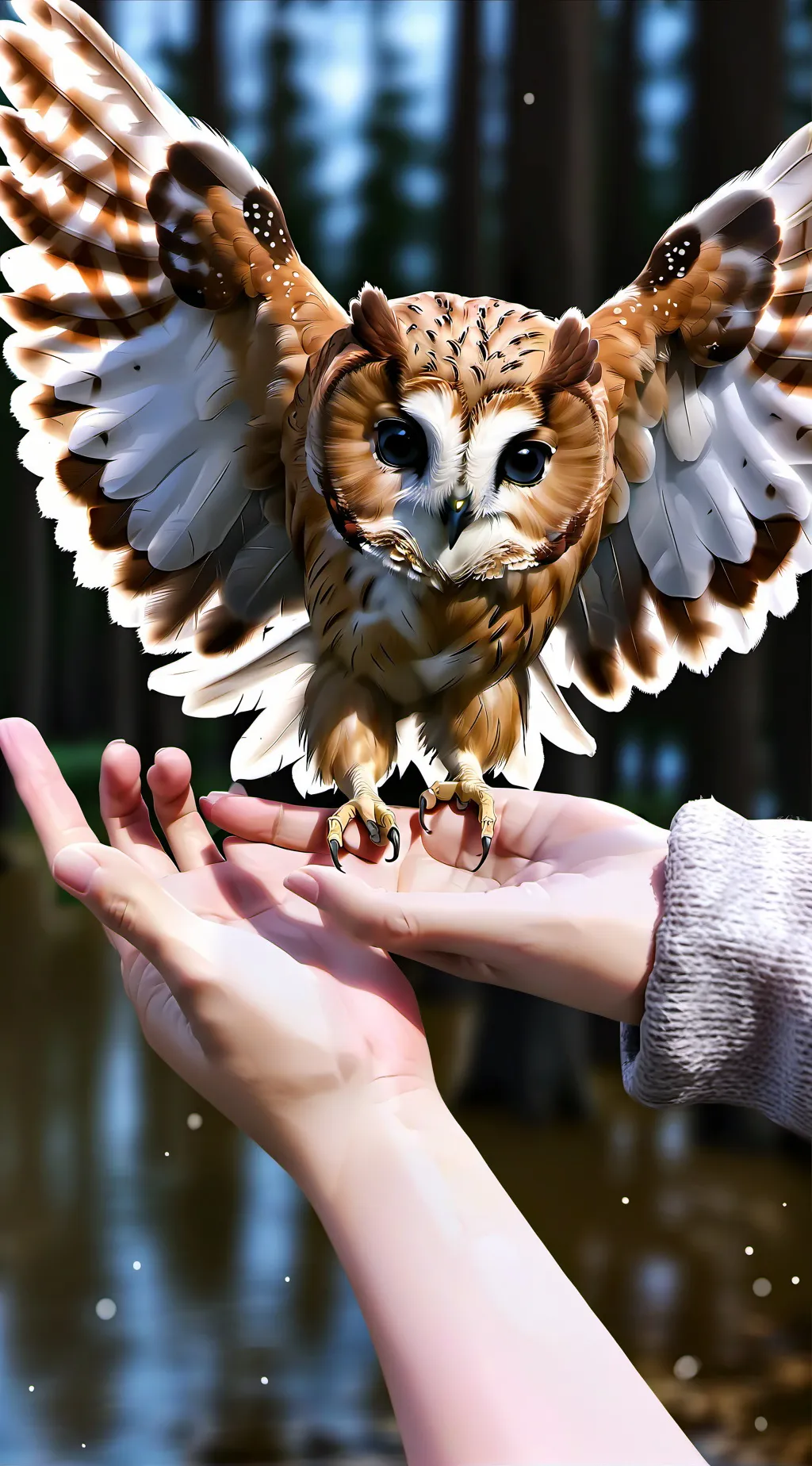 ai character: TAWNY OWL background