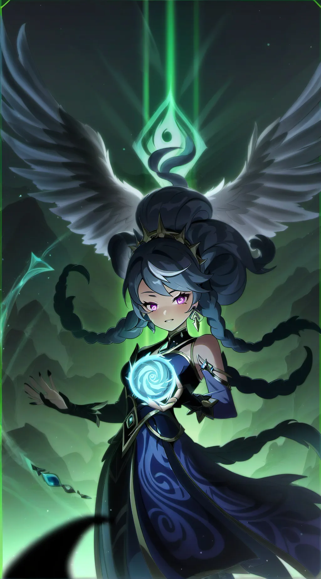 ai character: Gwen  background