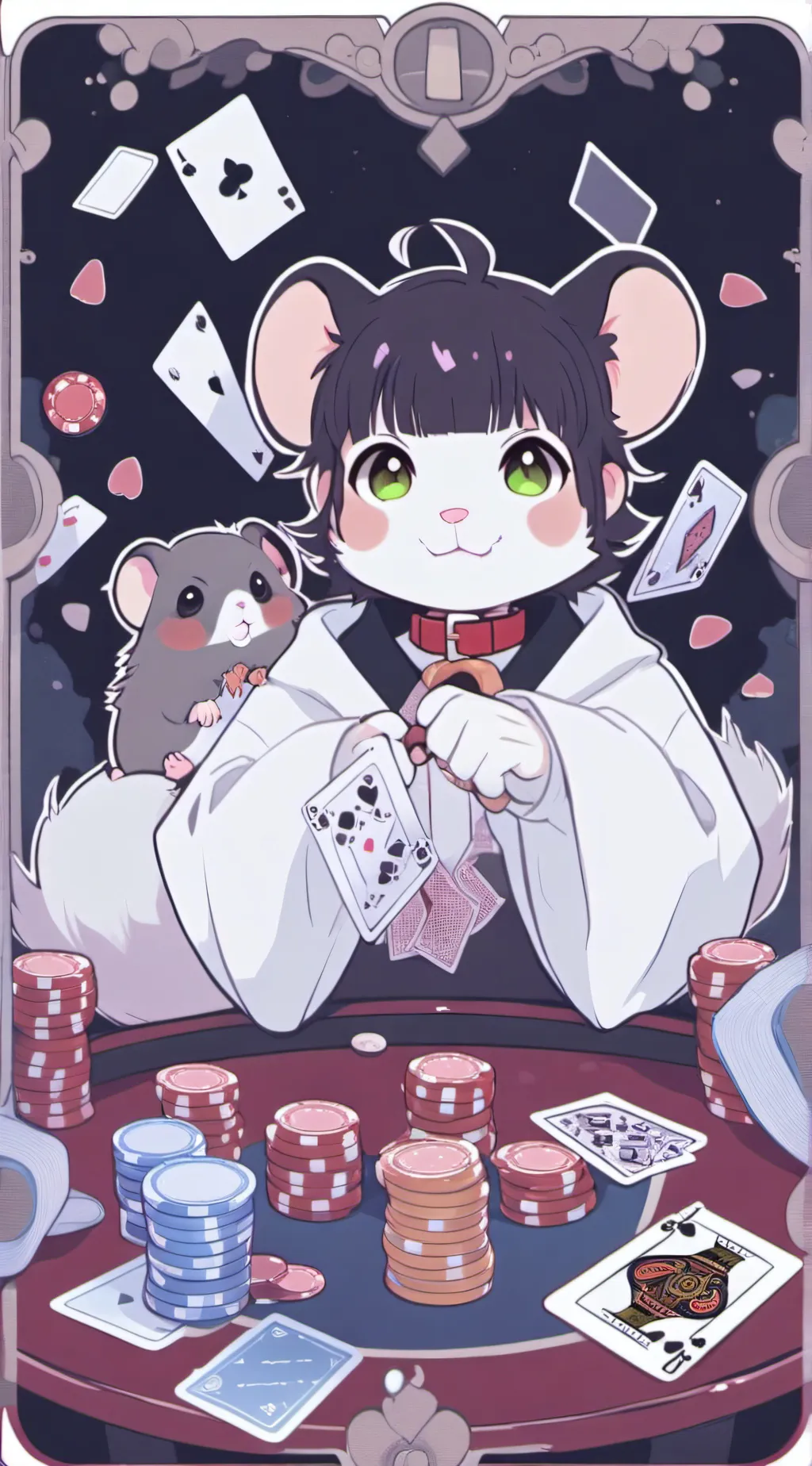 ai character: chomando background