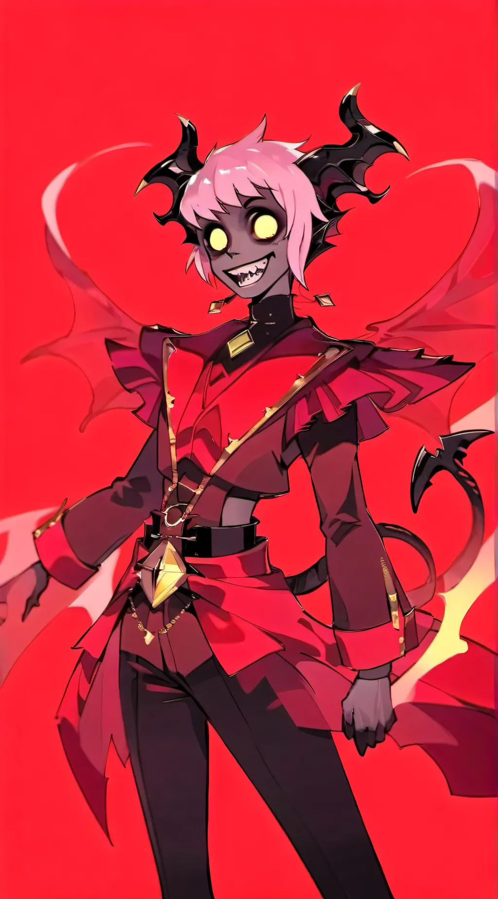 ai character: alastor and Lucife background