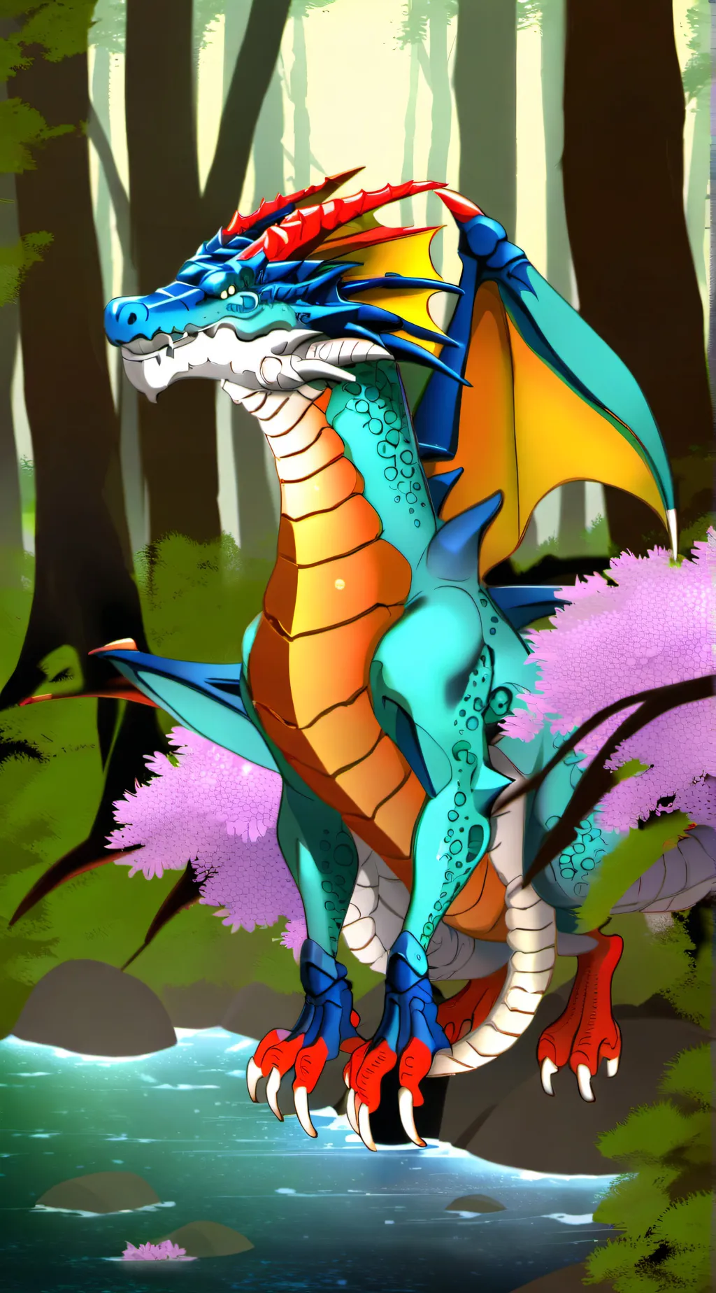 ai character: WingsOfFire Glory  background