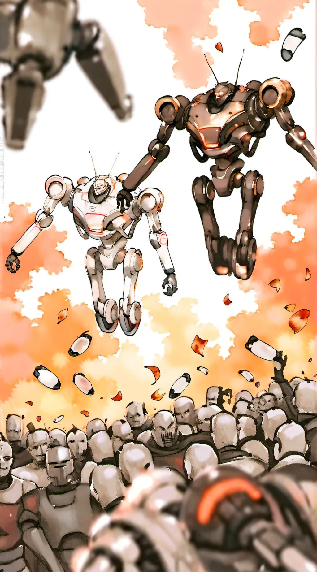 ai character: robot invasion  background