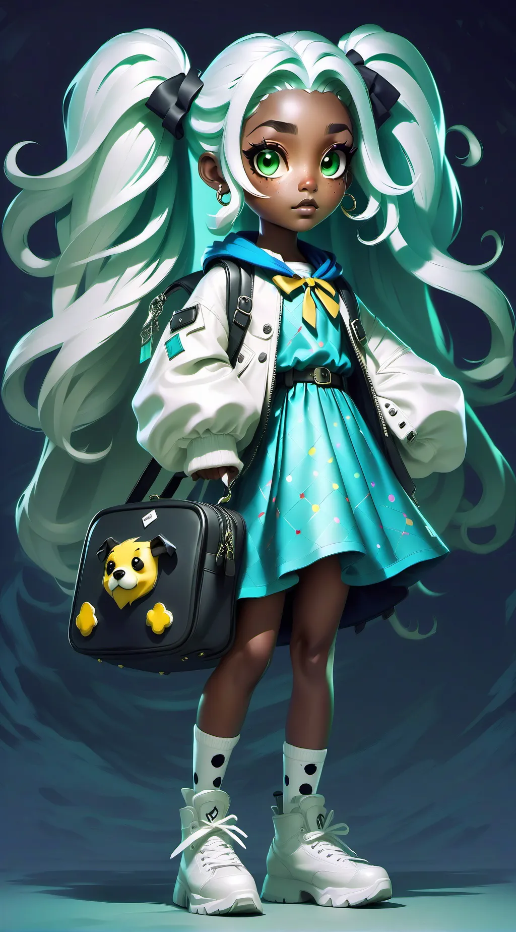 ai character: cinnamon roll background