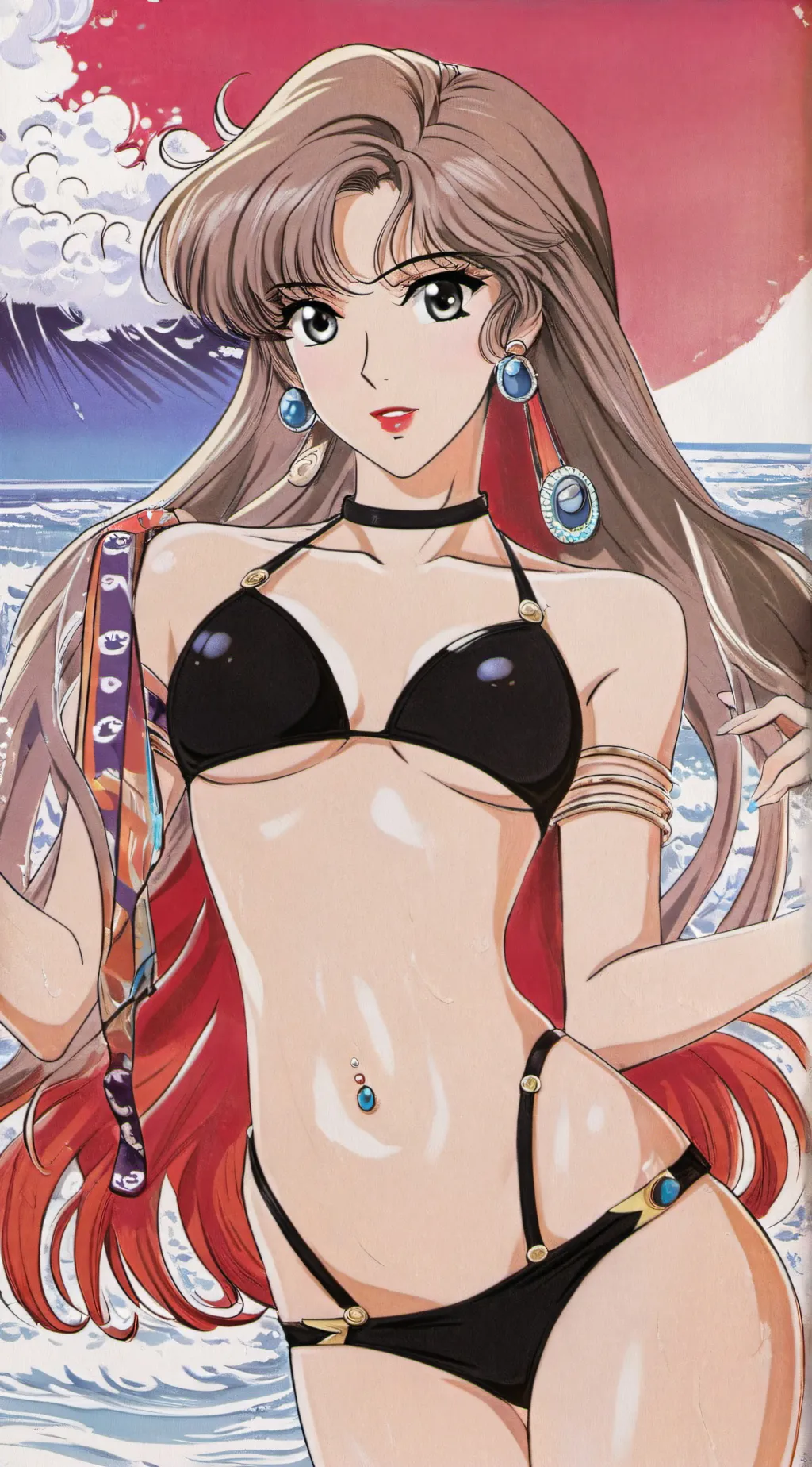 ai character: Fashion Girl background