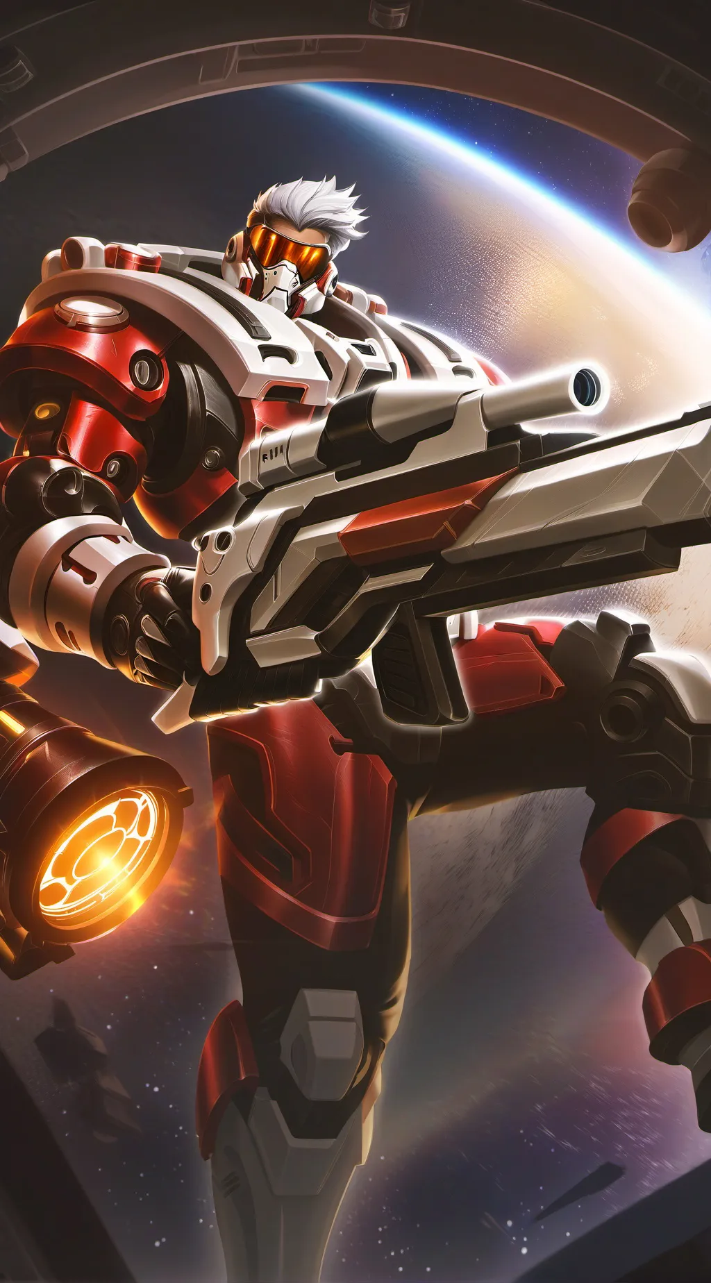 ai character: Monroe Final Boss background