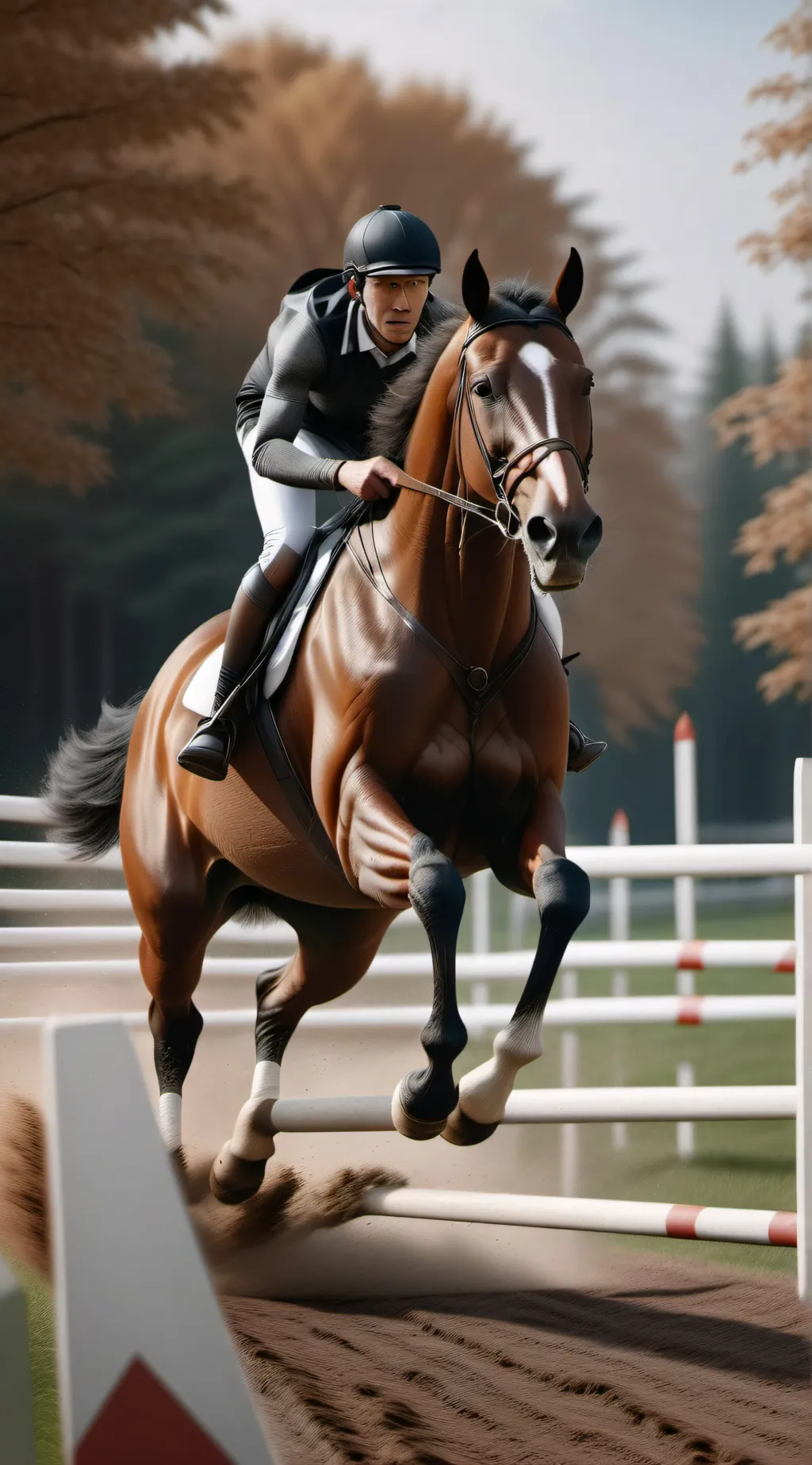 ai character: Name this horse. background