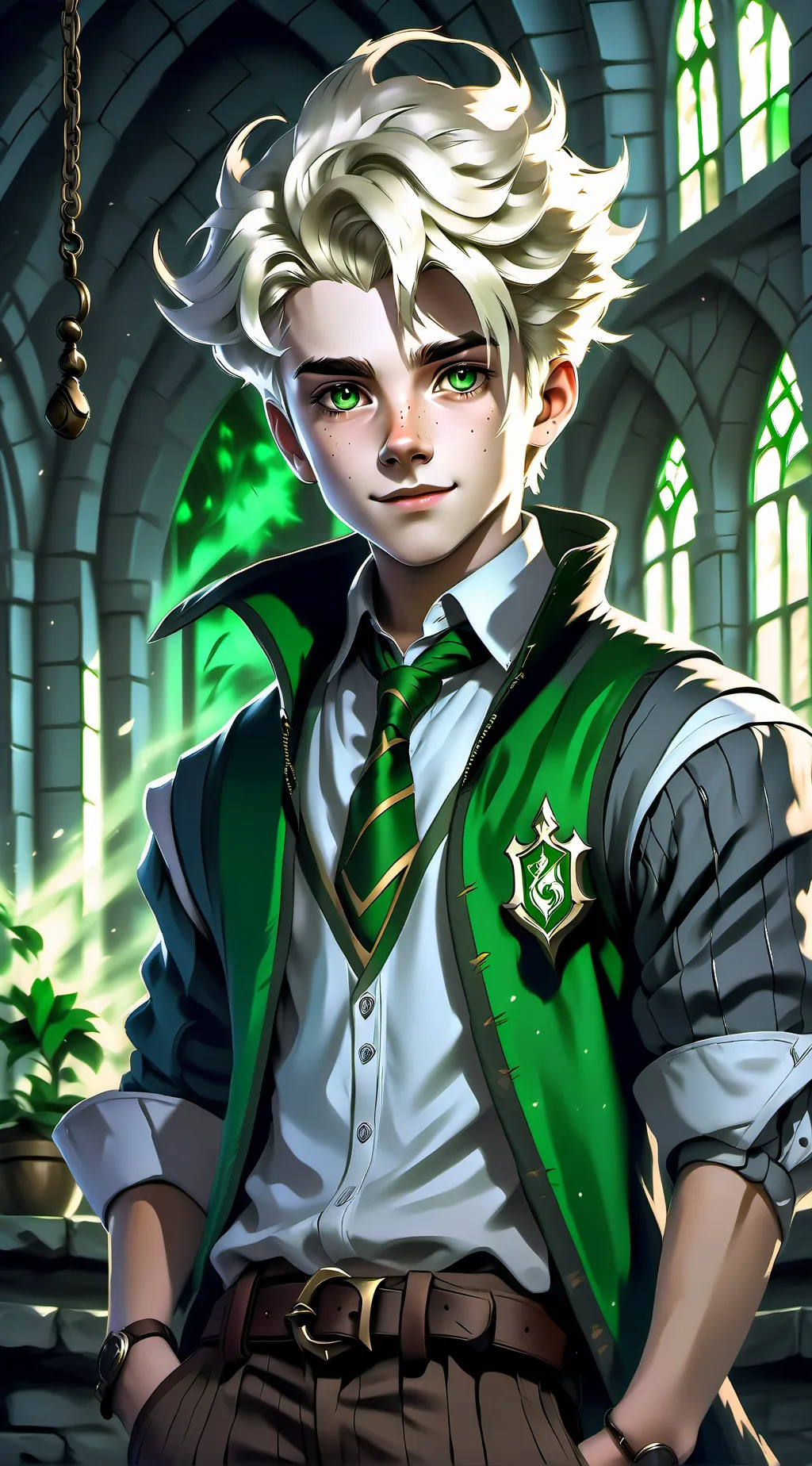 ai character: draco malfoy background
