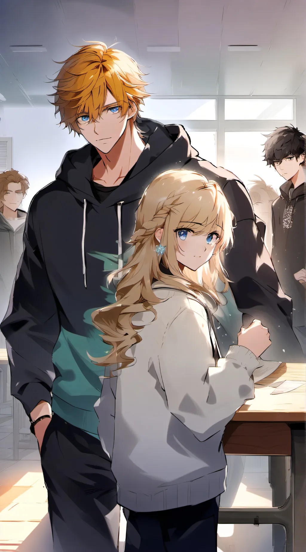 ai character: Samuel and Liliana background