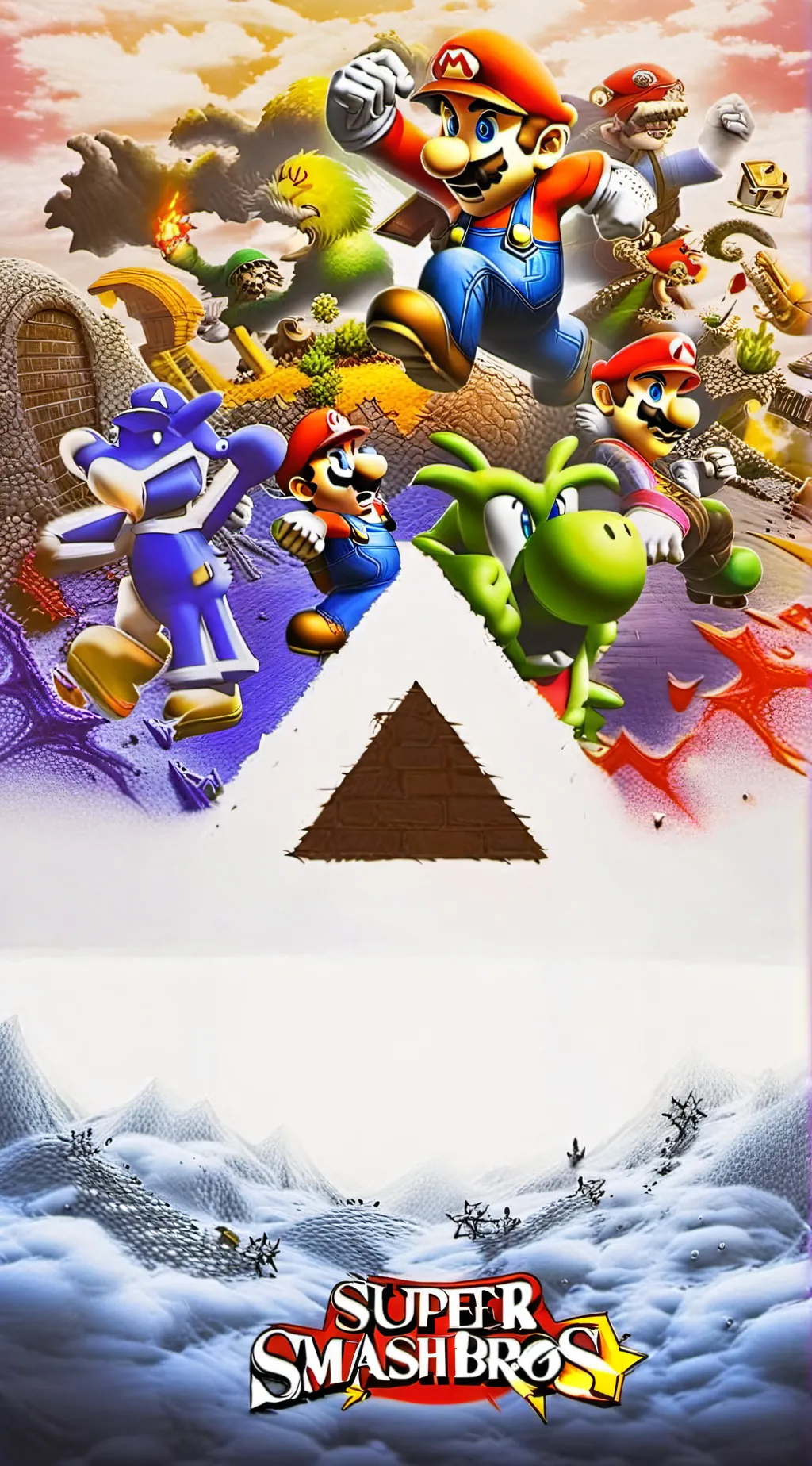 ai character: Super Smash Bros background