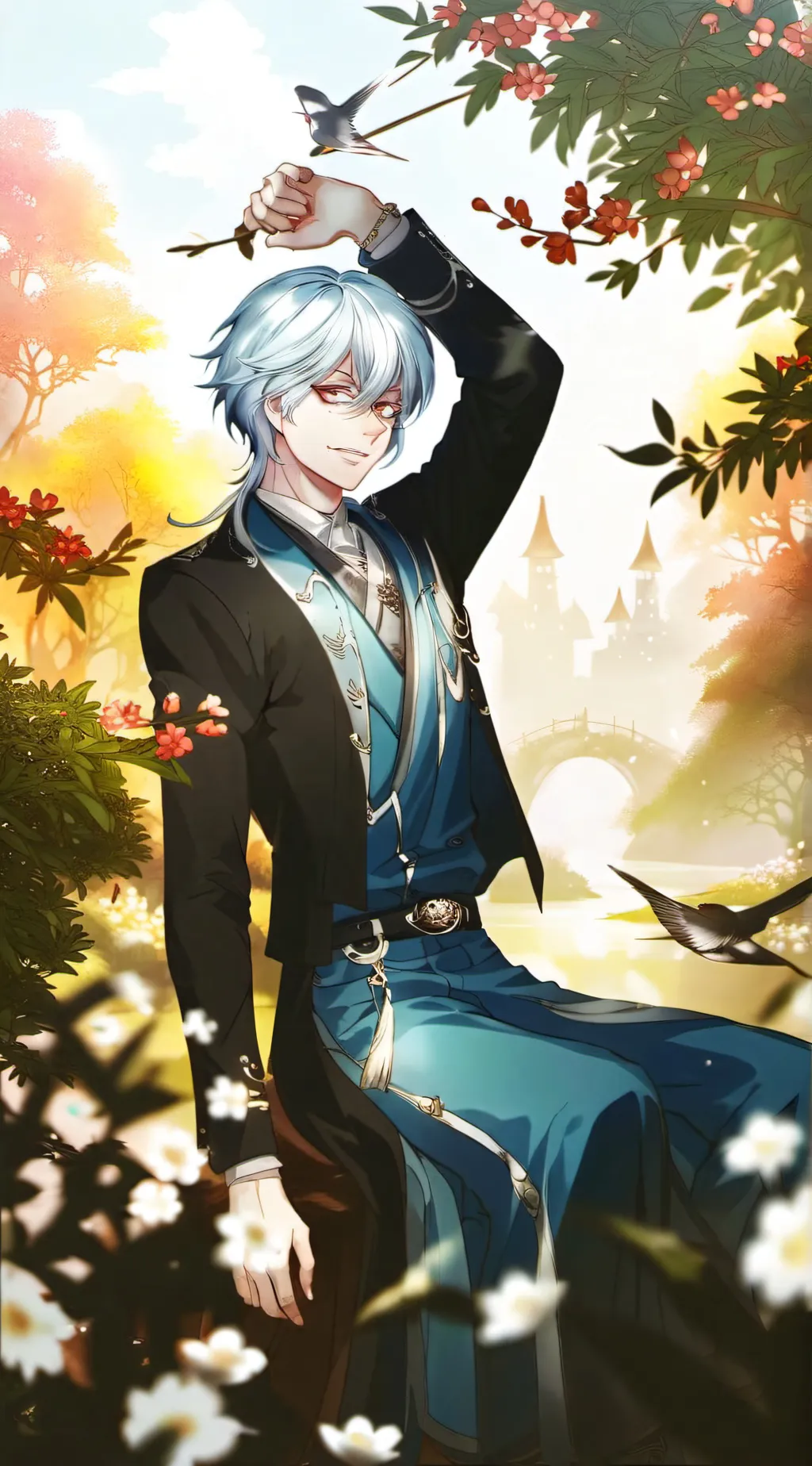 ai character: Kuro/Sleepy Ash background