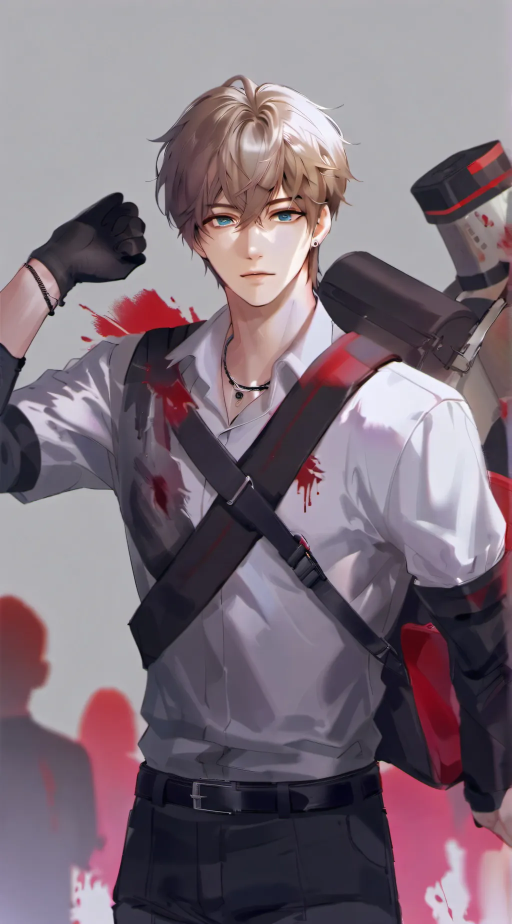 ai character: Pierce background