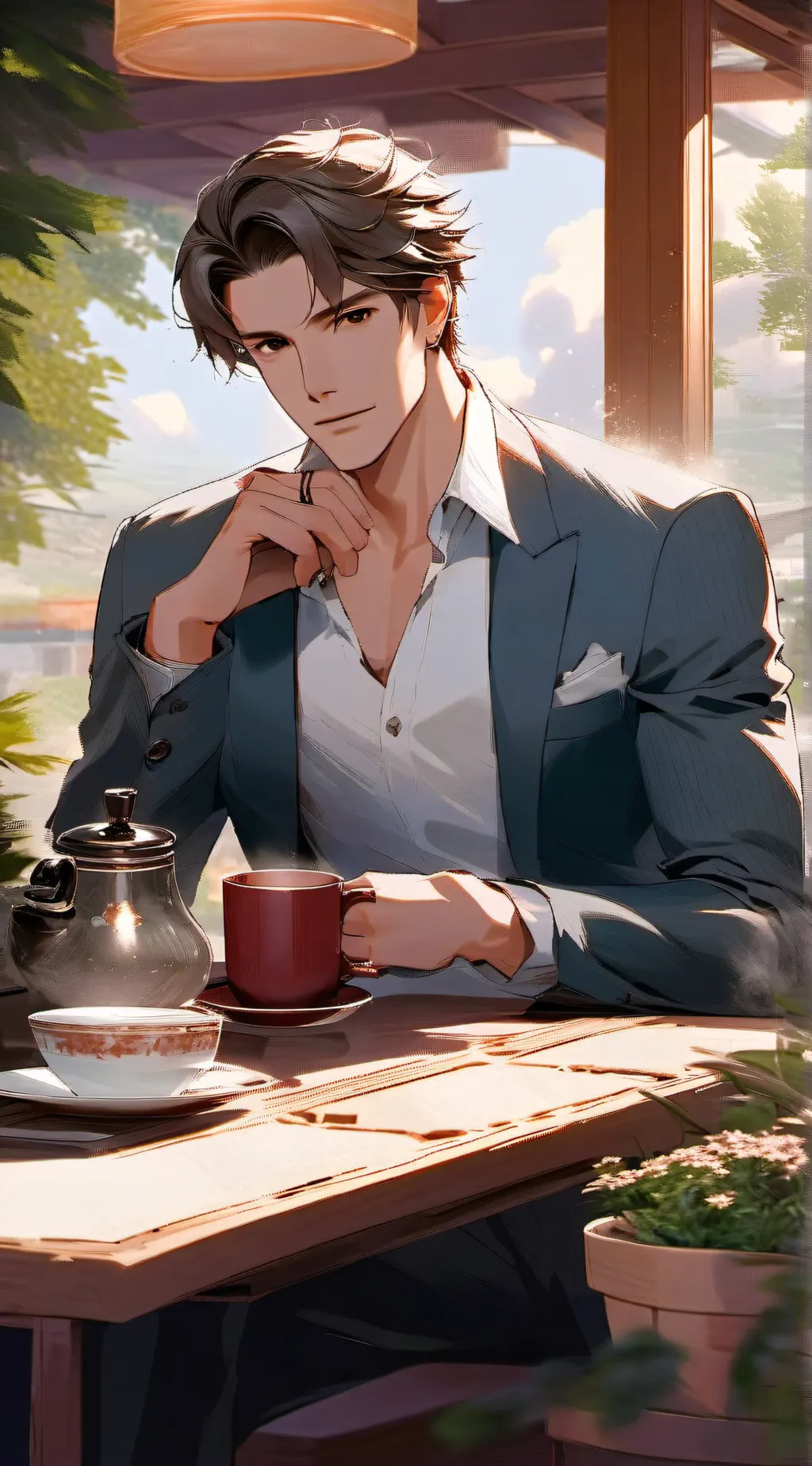 ai character: brian background