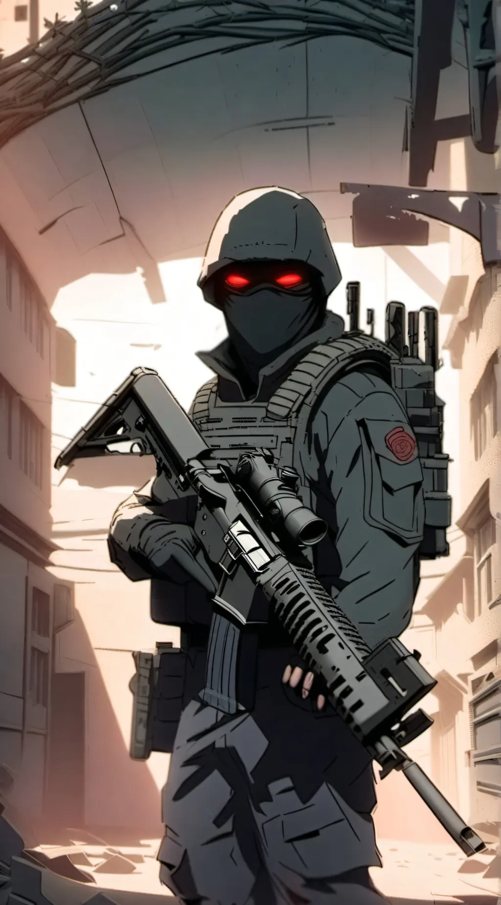 ai character: bone crusher background