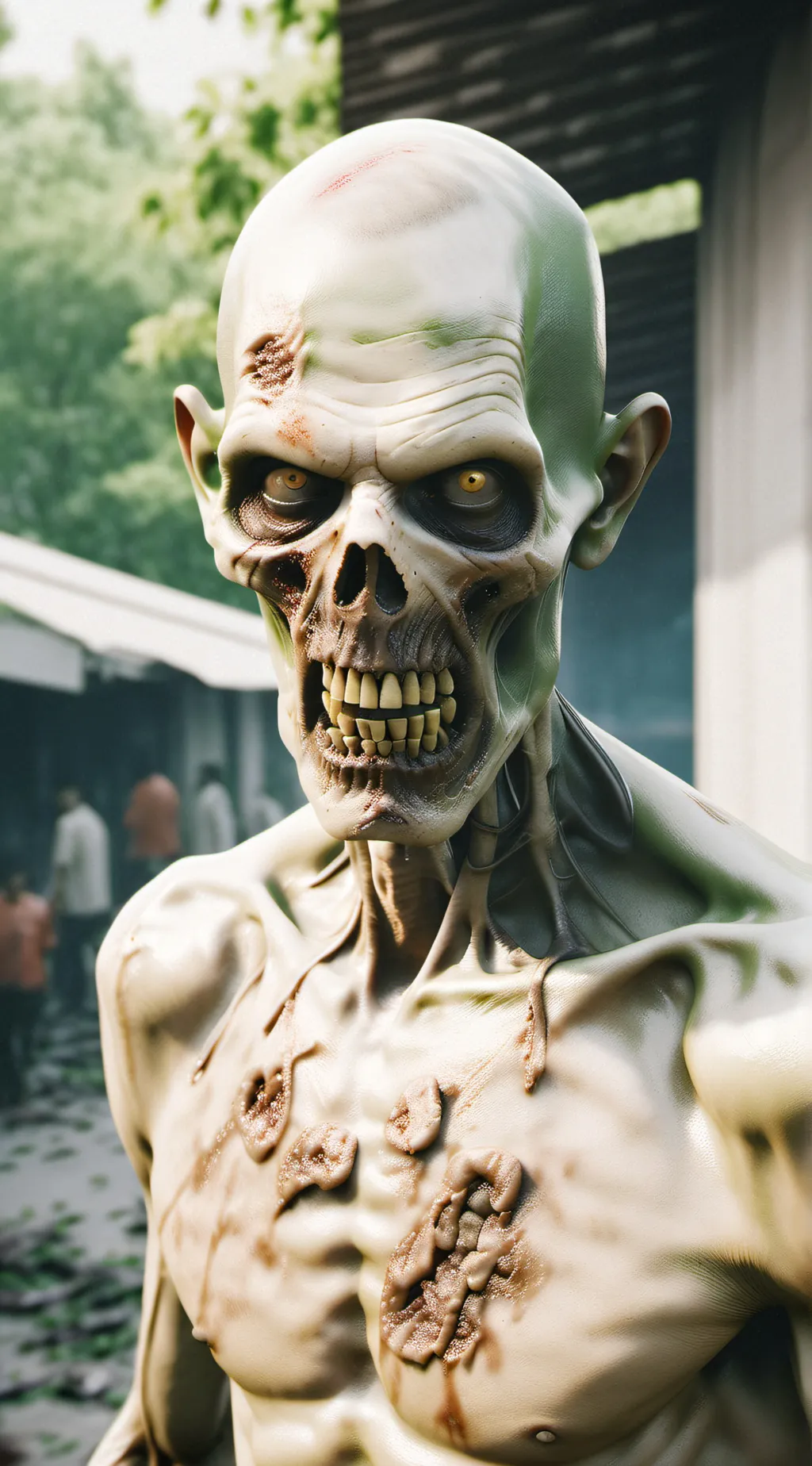 ai character: ZOMBIE background