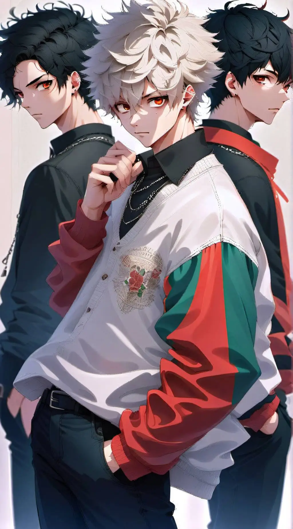 ai character: Bakugo maifia  background