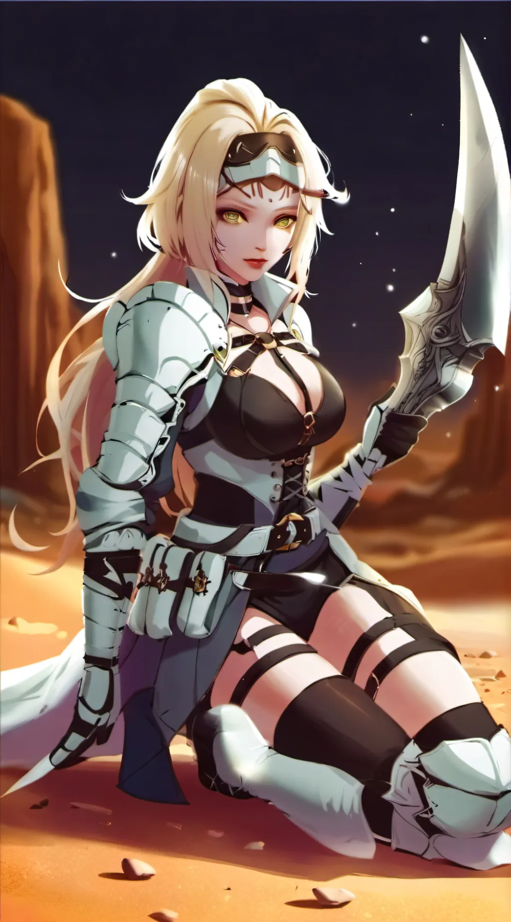 ai character: tesla background