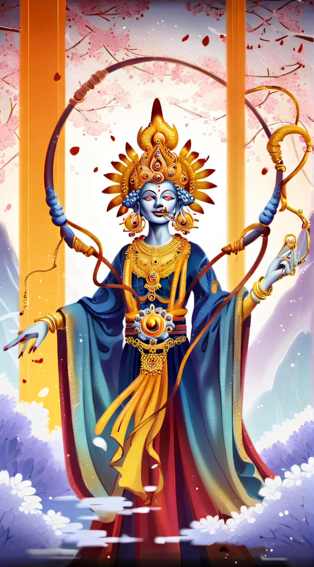 ai character: SAMS Sun and Moon  background