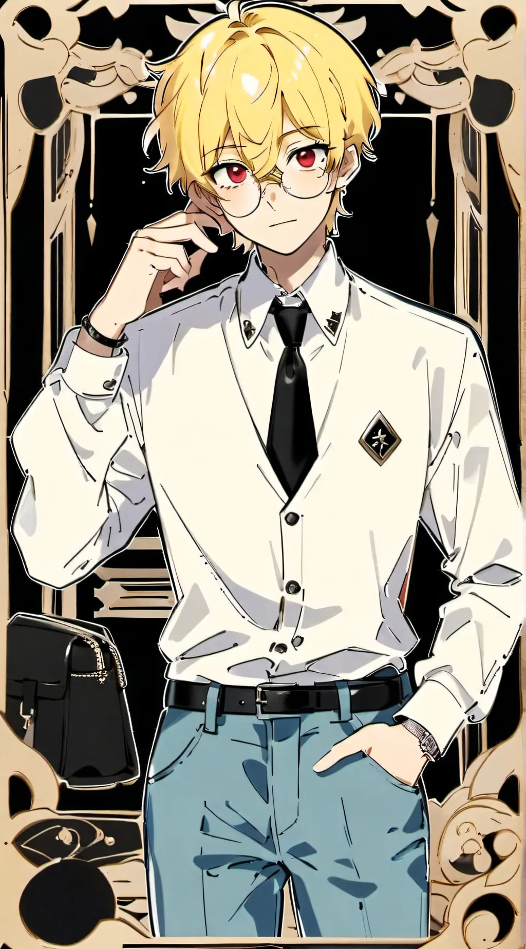 ai character: mha background