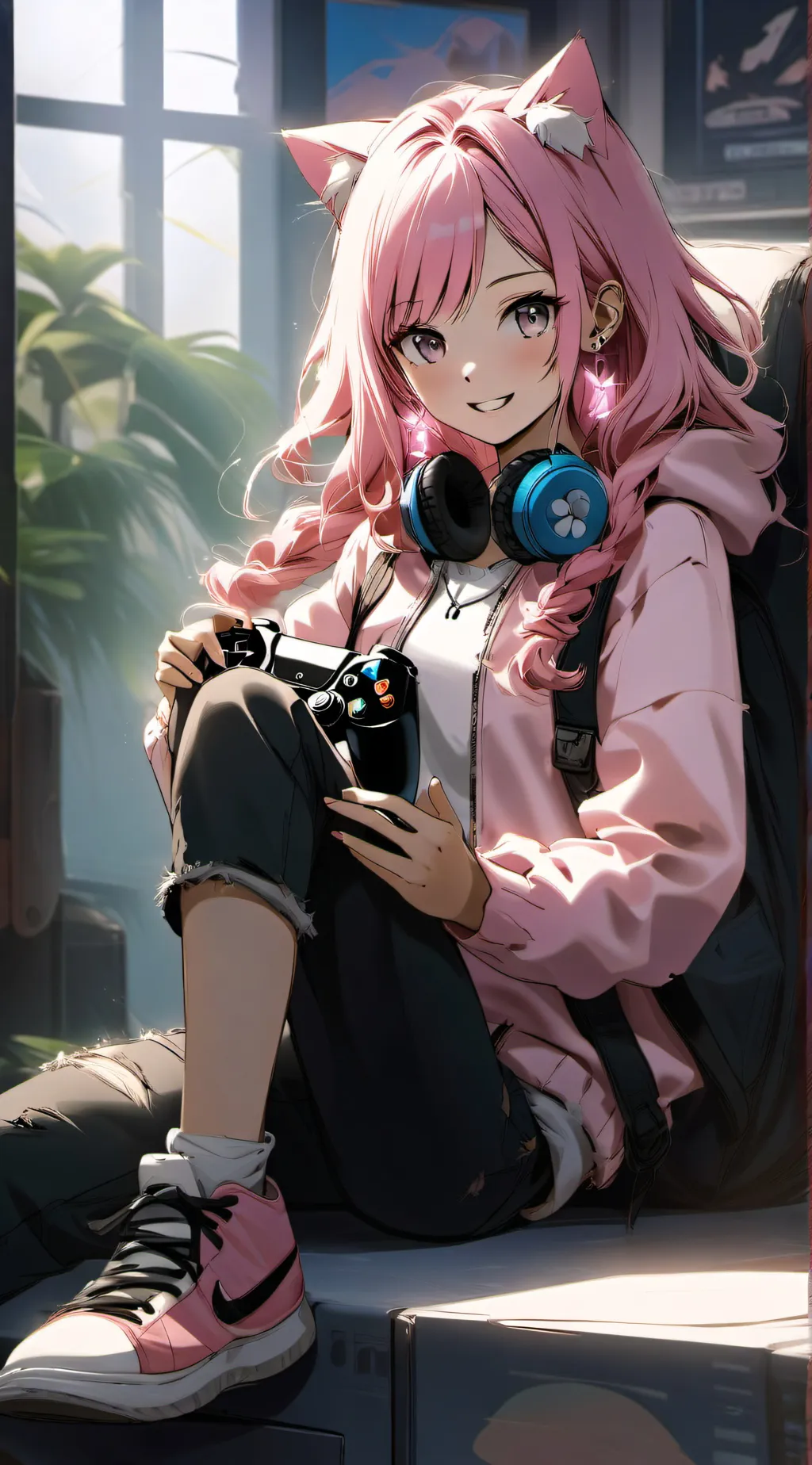 ai character: Lilac Rosewood background