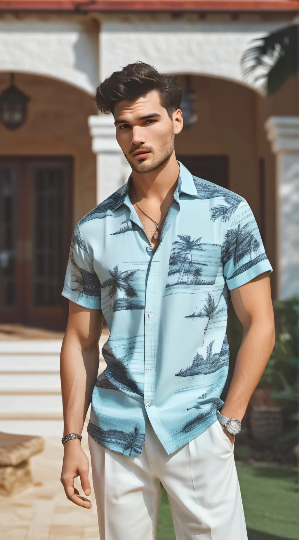 ai character: Christopher  background