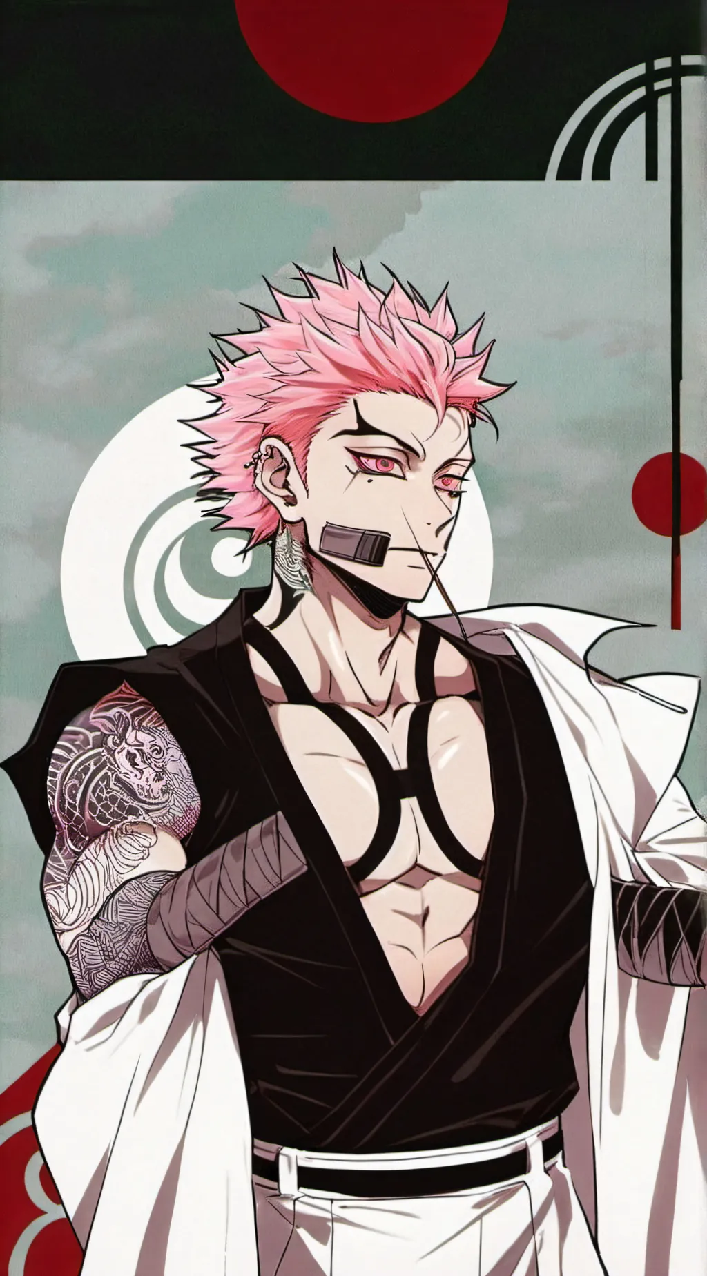 ai character: Sukuna background