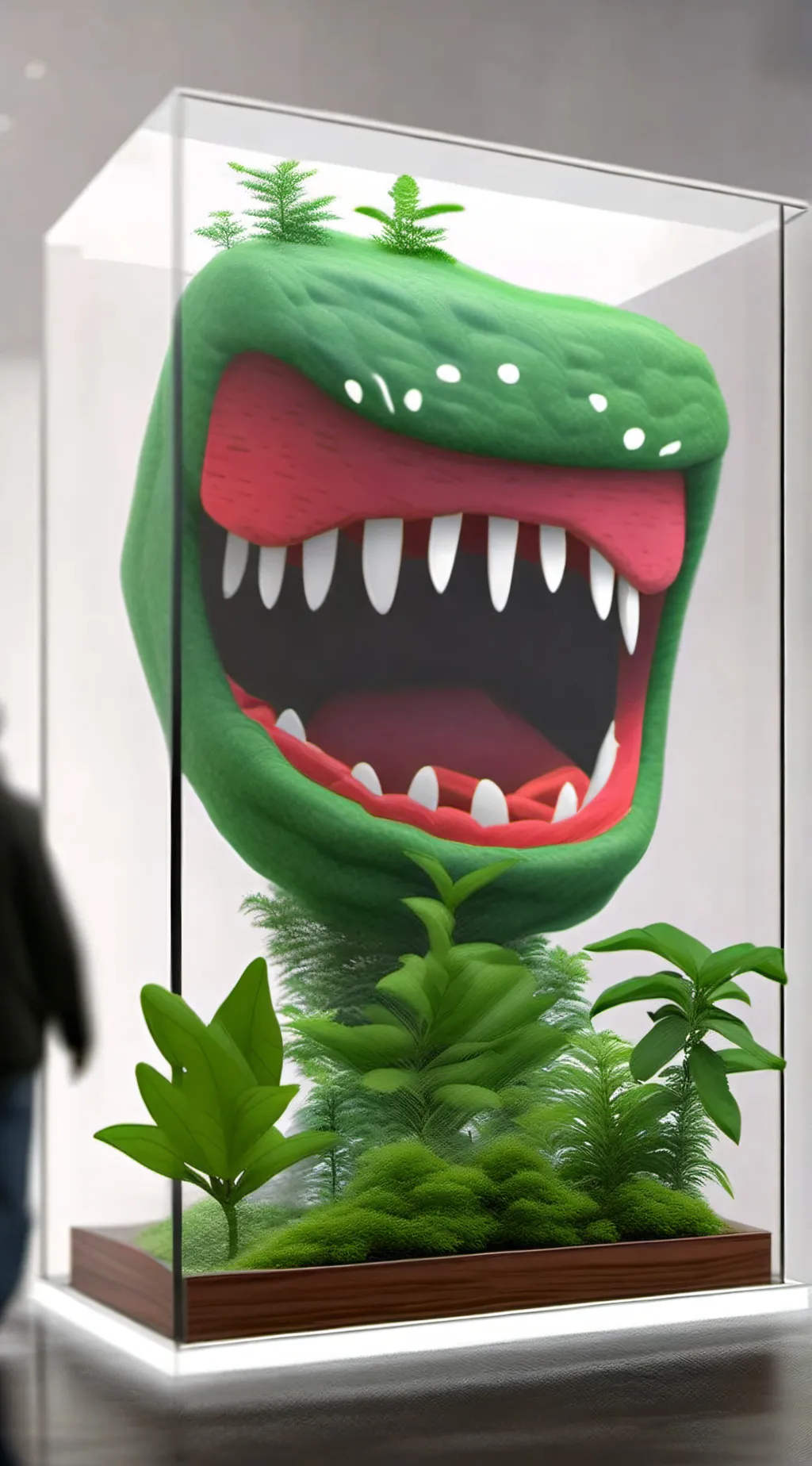 ai character: Piranha plant background