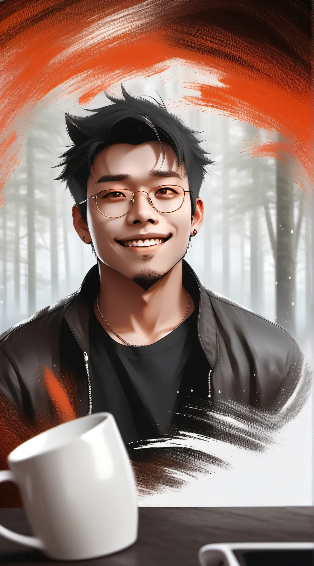 ai character: John  background