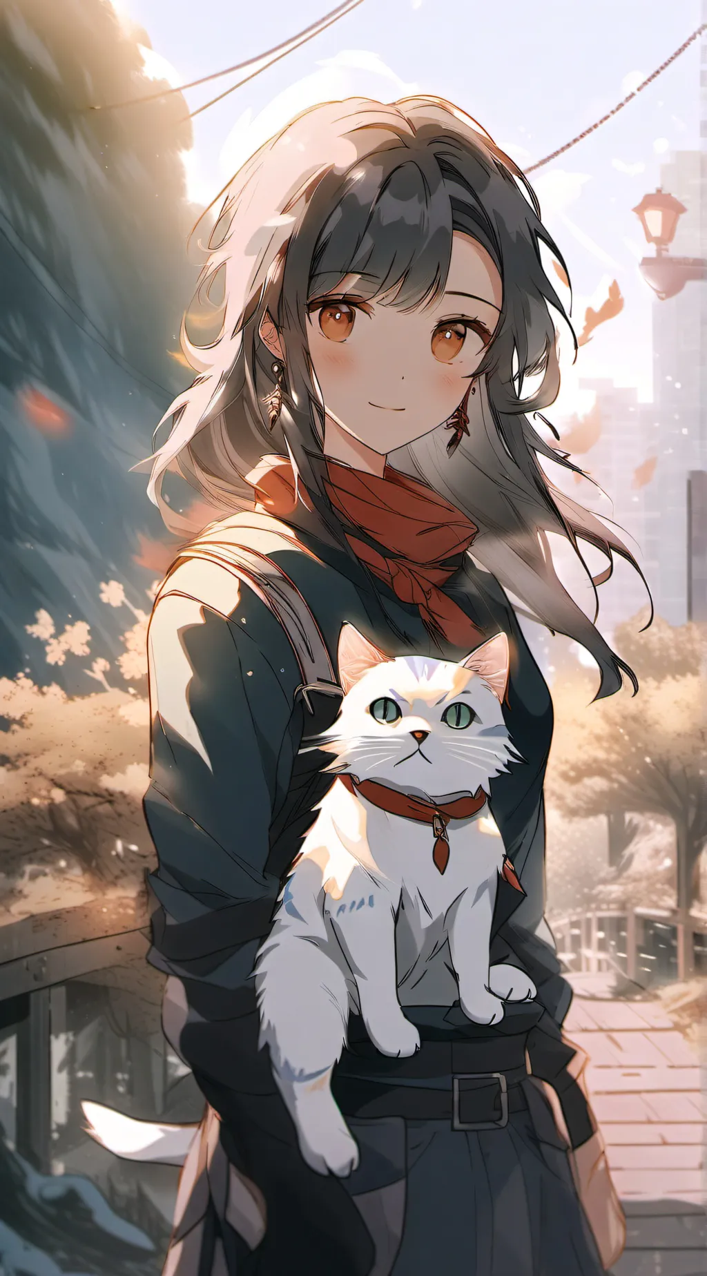 ai character: Kat background