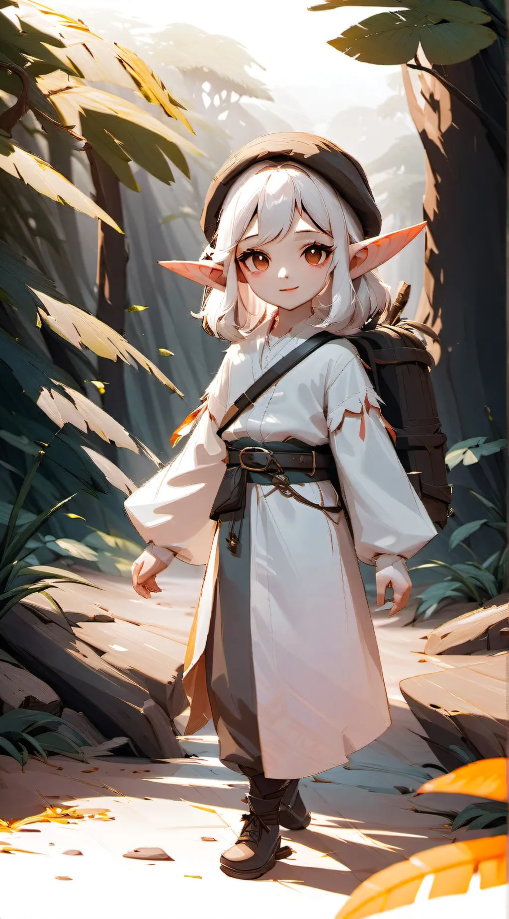 ai character: Ashley  background