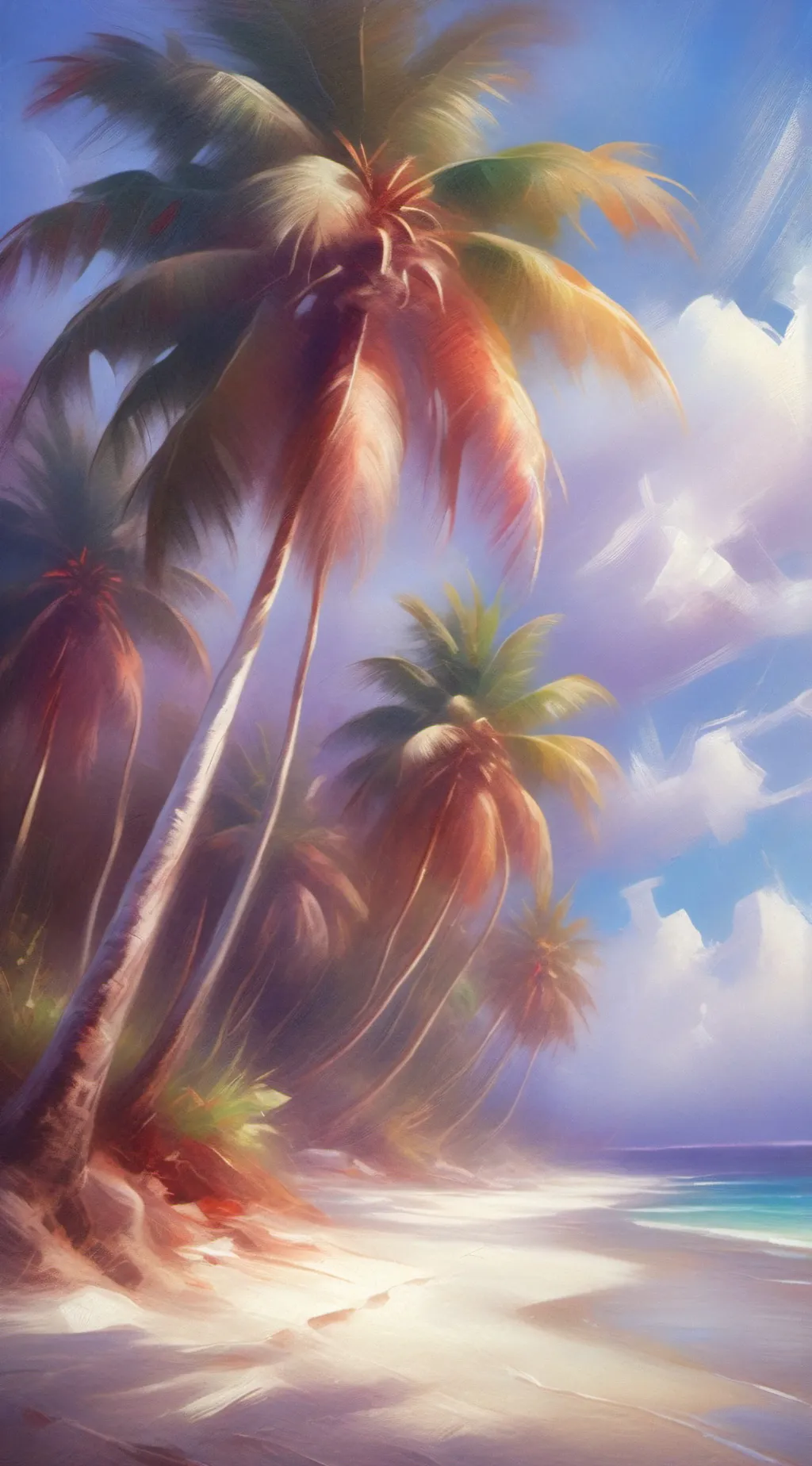 ai character: HH beach! background