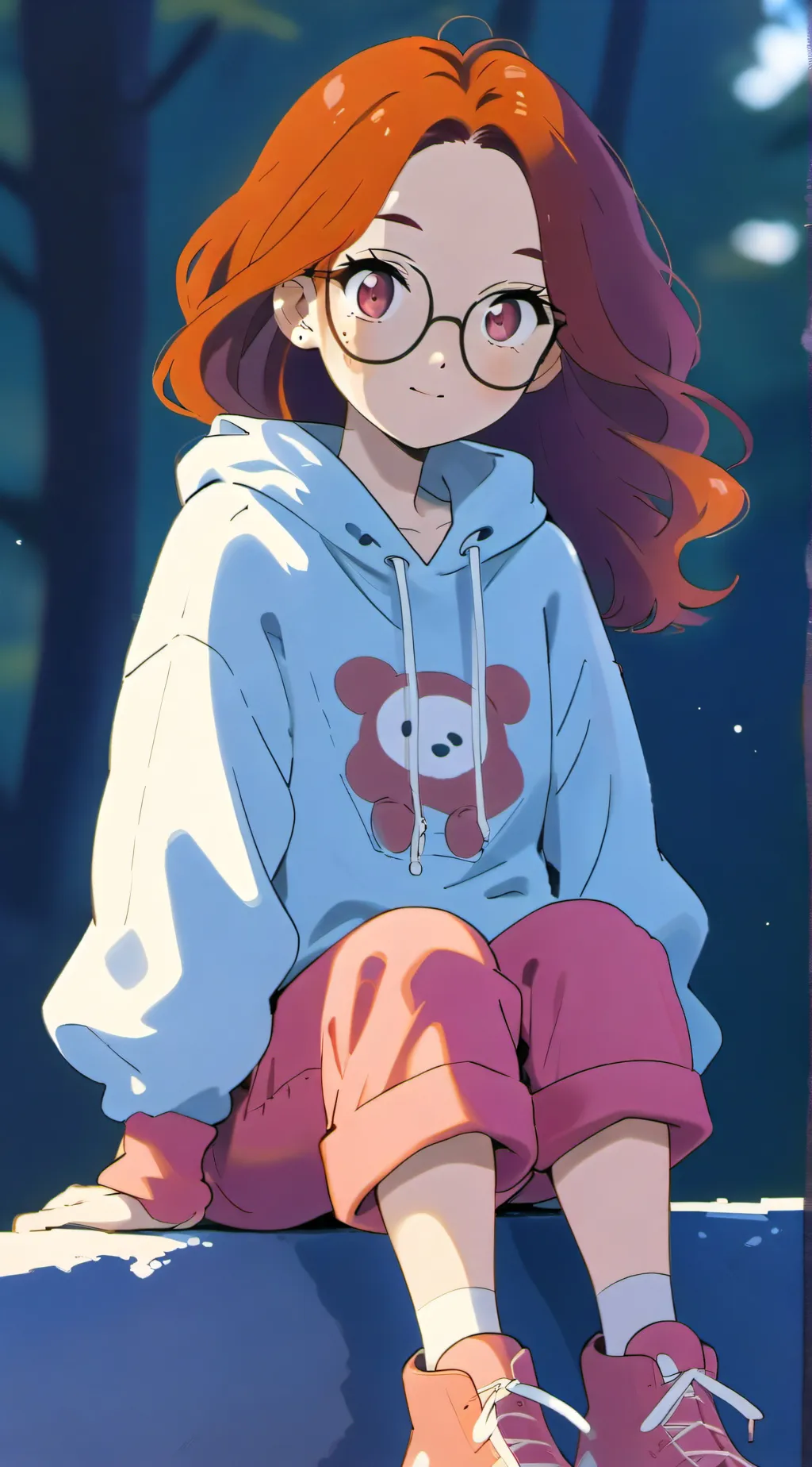 ai character: Amy  background