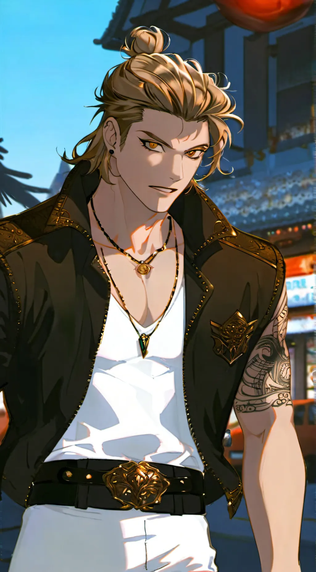 ai character: Mondo Owada💜 background