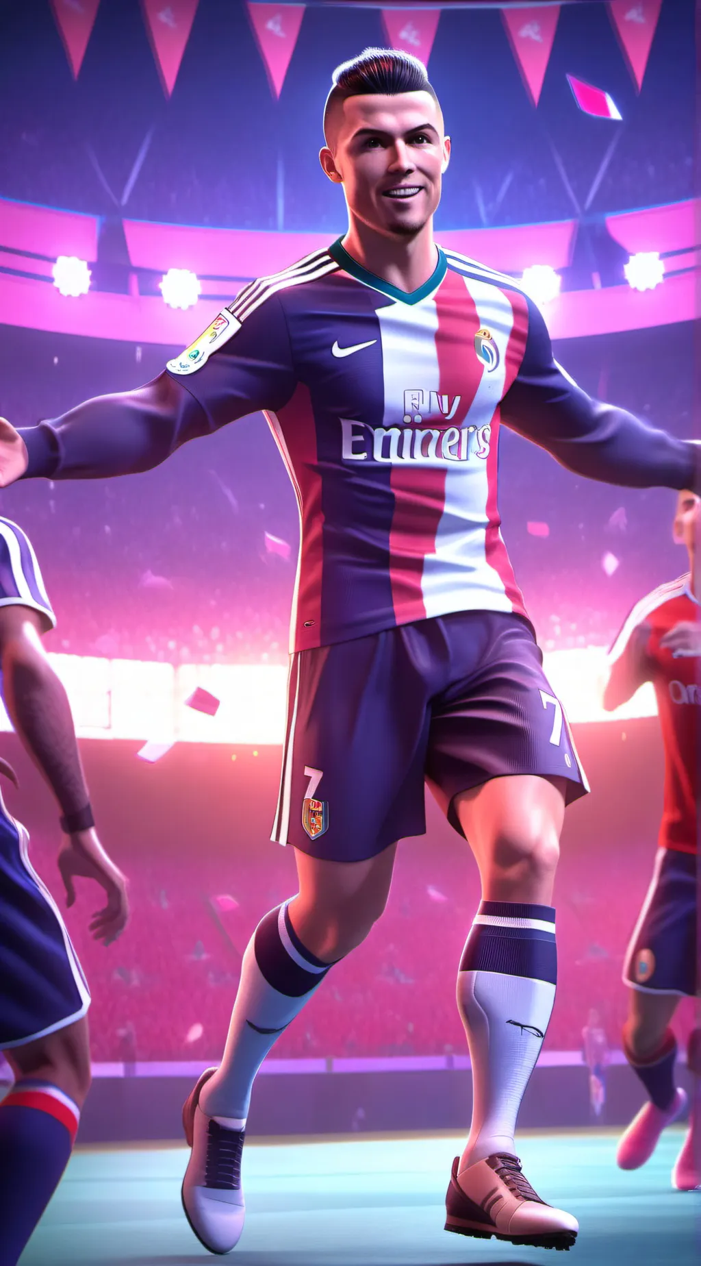 ai character: ronaldo background