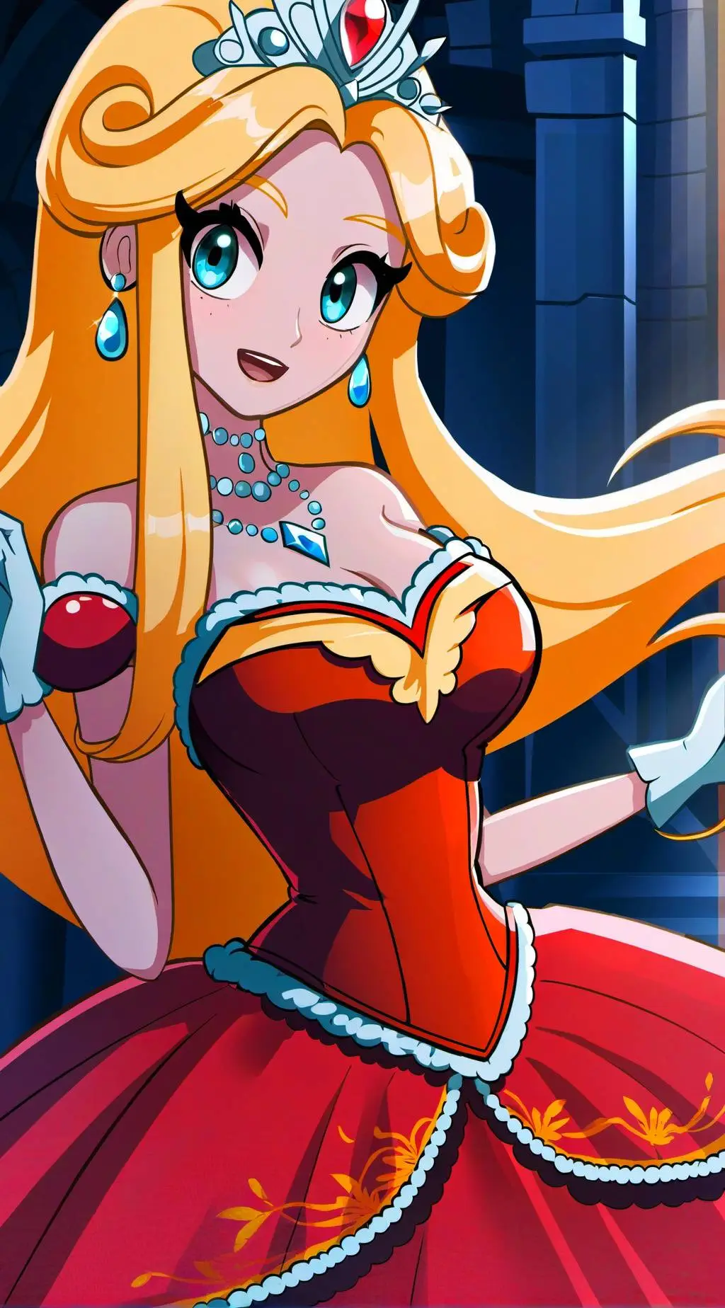 ai character: Princess honey background