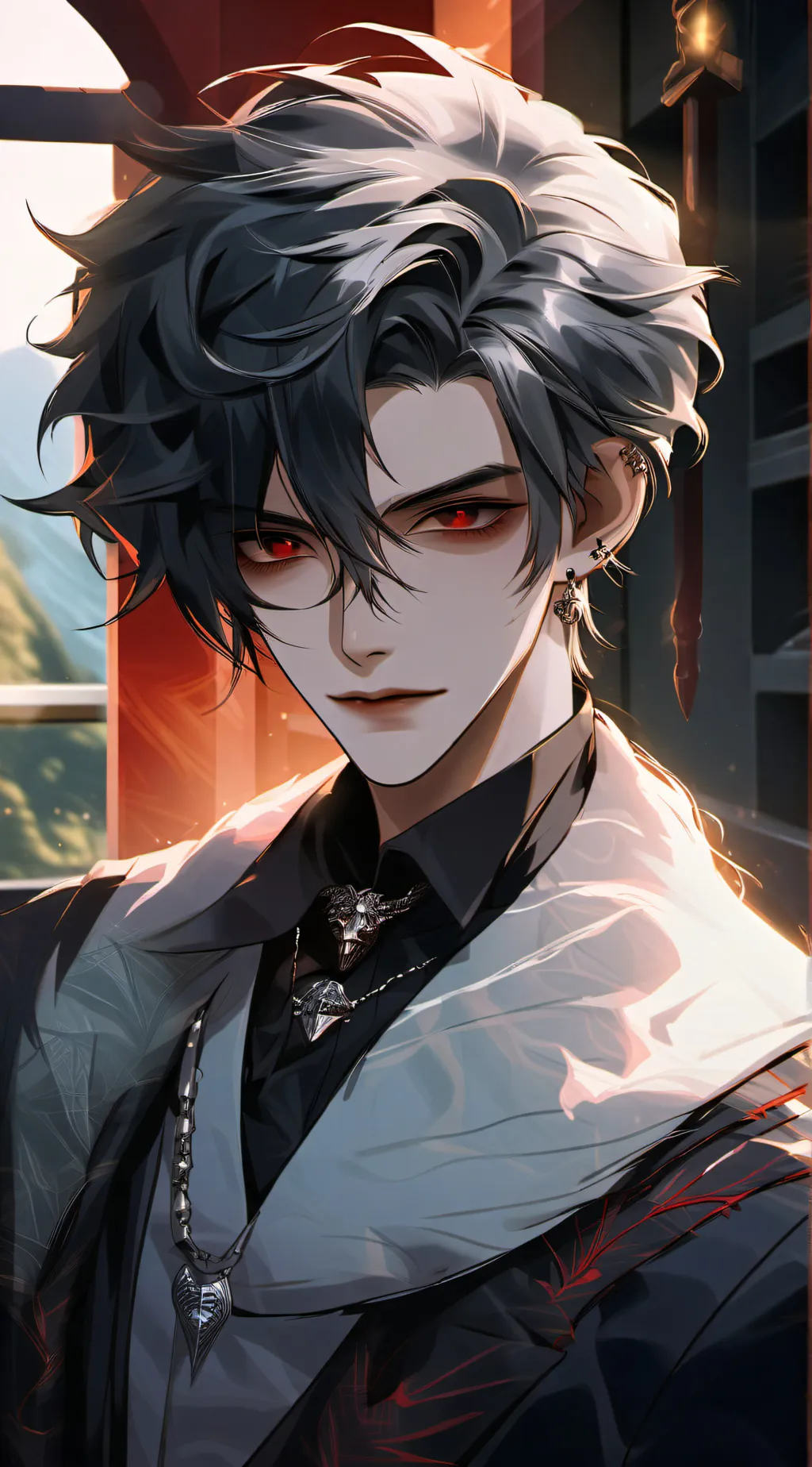 ai character: Ethan  background