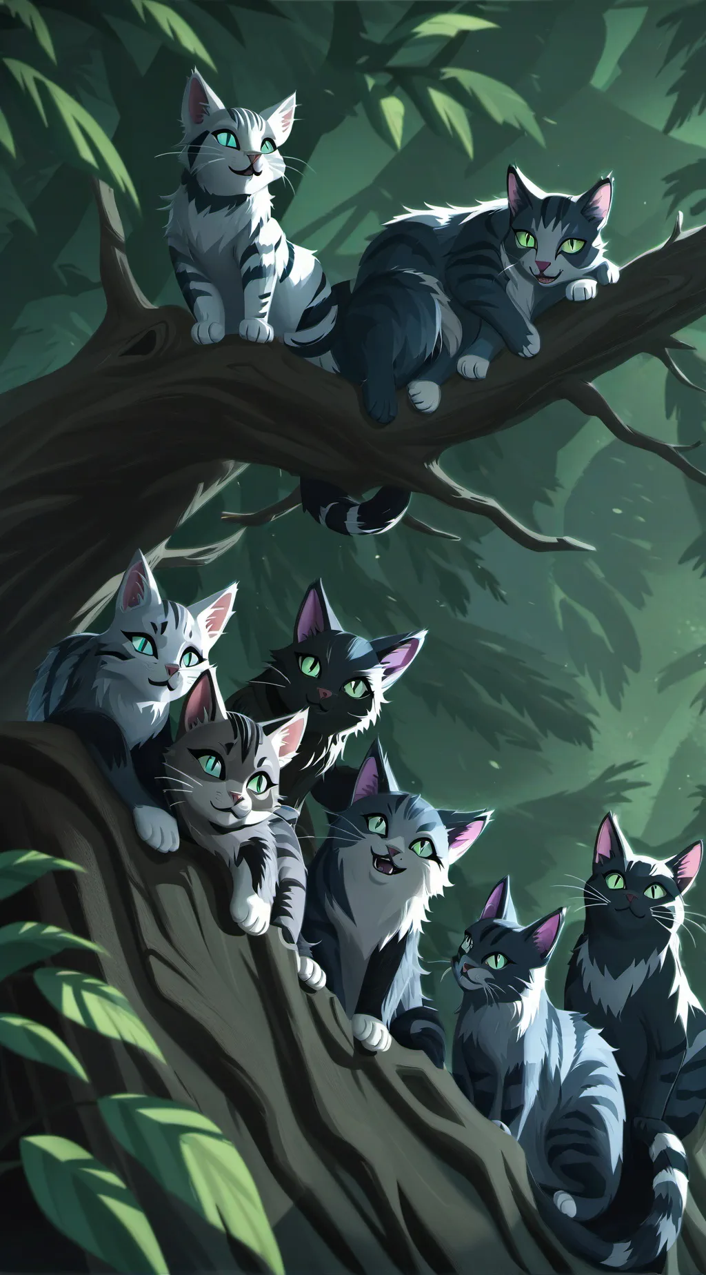 ai character: Warrior Cat Series background